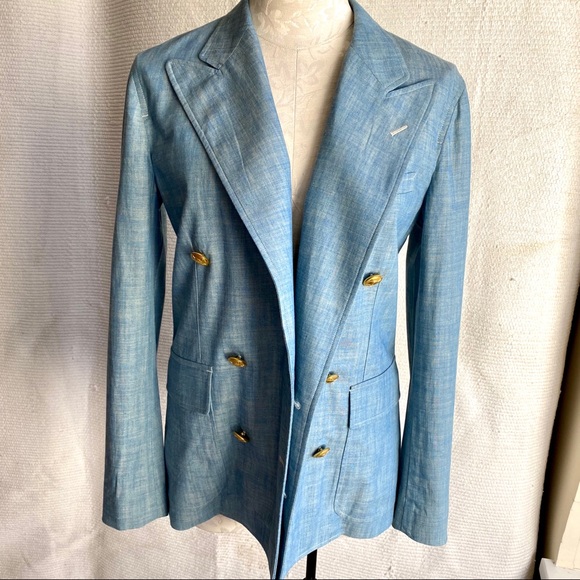 ralph lauren chambray jacket